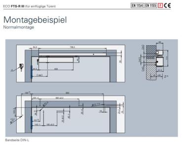ECO Freilauftürschließer FTS-R III –EN 3-6